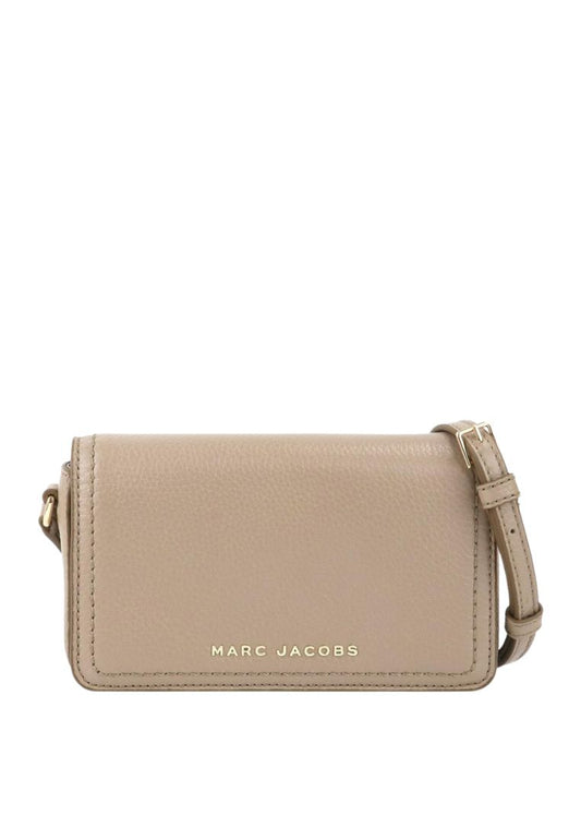 Mini Leather Crossbody Greige