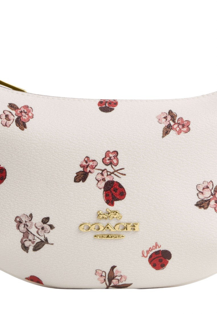 Mini Payton With Ladybug Floral Print Chalk Multi