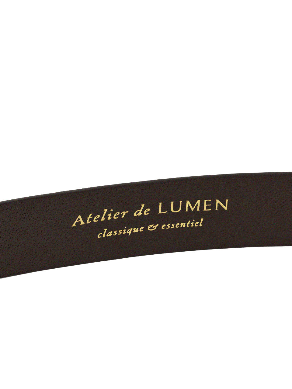 CLASSIC LEATHER BELT organ brown