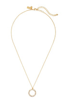 Full Circle Mini Pendant Necklace Gold