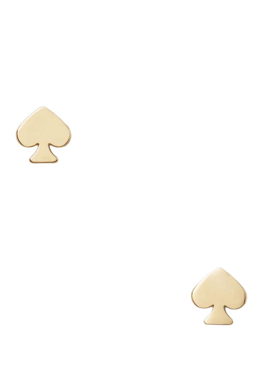 Signature Spade Mini Studs Gold