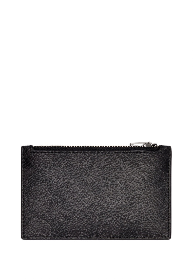 Zip Card Case In Signature Canvas Black