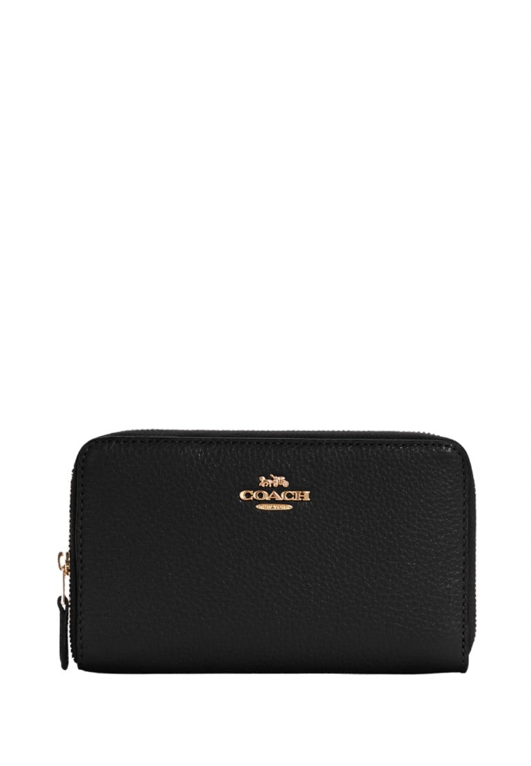 Medium Id Zip Wallet Black