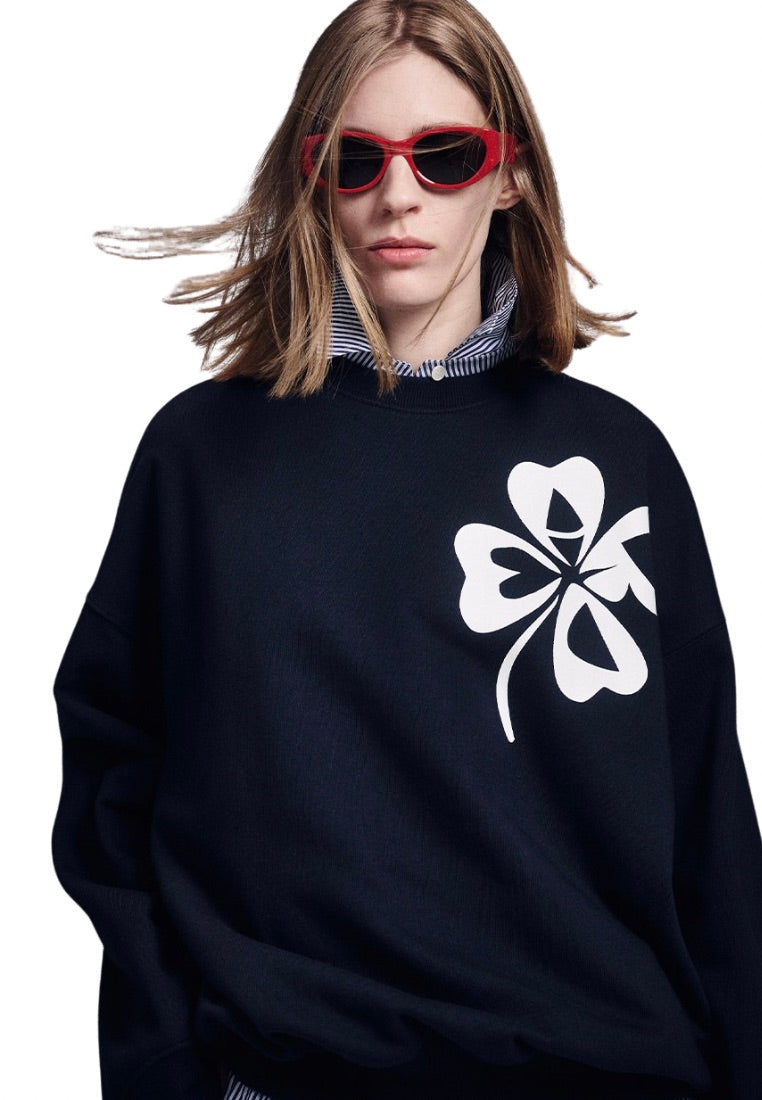 Sweatshirt CloverMardi Navy White