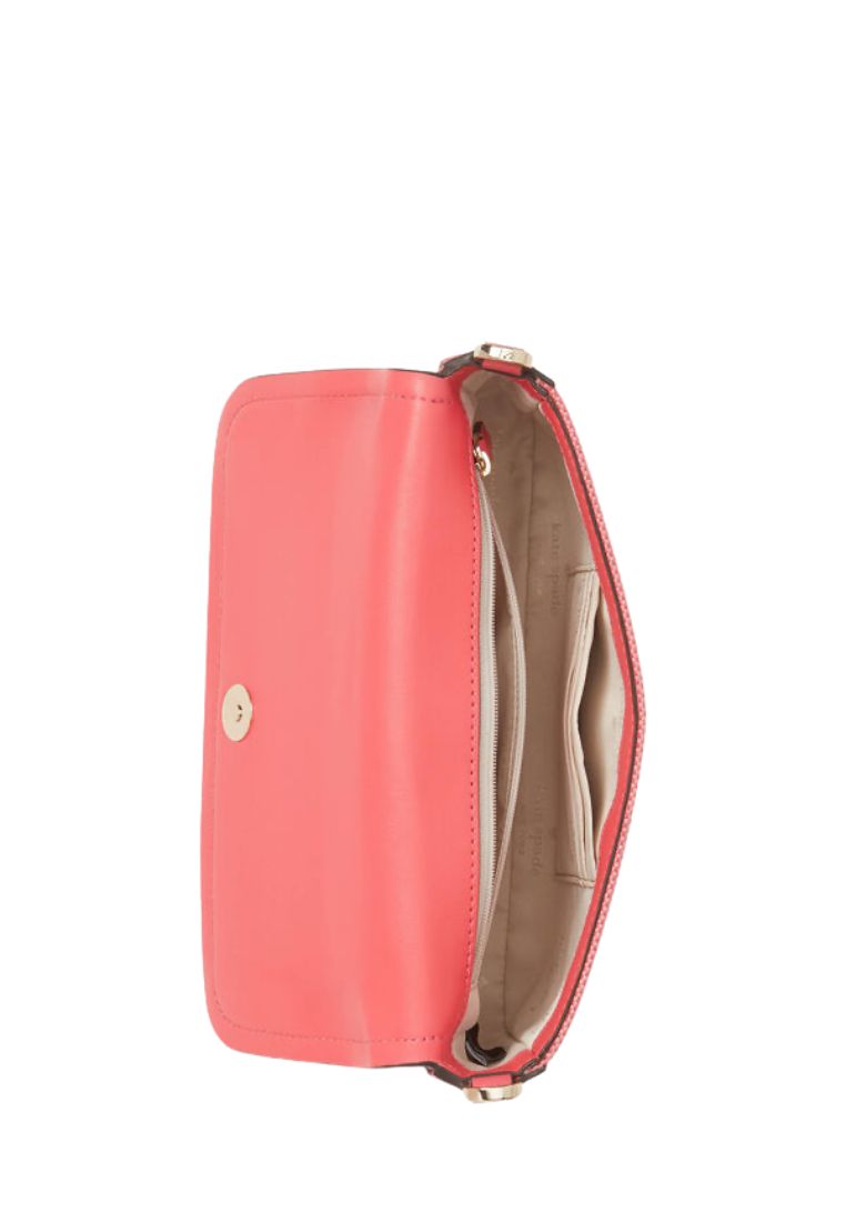 Rosie Flap Crossbody Pink Peppercorn