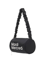 Neoprene Shoulder Bag Cylinder Black
