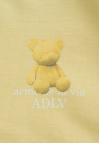 Fuzzy Bear T-Shirt Light Yellow