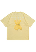 Fuzzy Bear T-Shirt Light Yellow