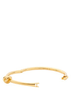 Sailor's Knot Hinge Bangle Gold