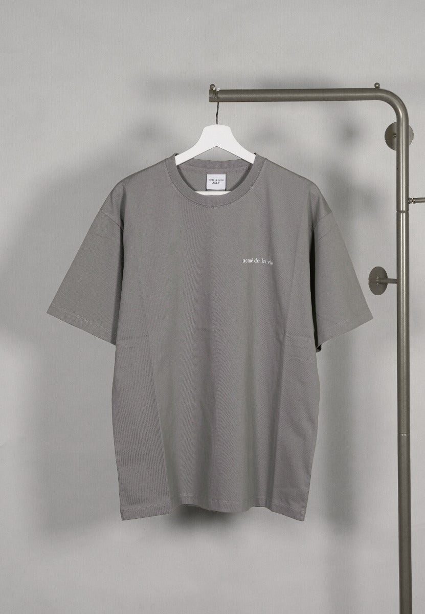 [DEFECT SALE 213] Basic Logo Bio Washing Short Sleeve T-Shirt Cocoa - Size 1
