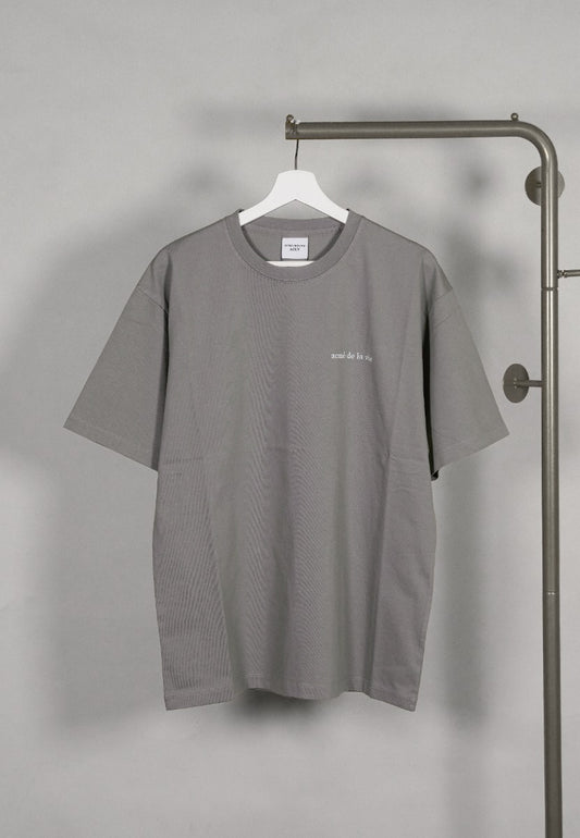 [DEFECT SALE 213] Basic Logo Bio Washing Short Sleeve T-Shirt Cocoa - Size 1
