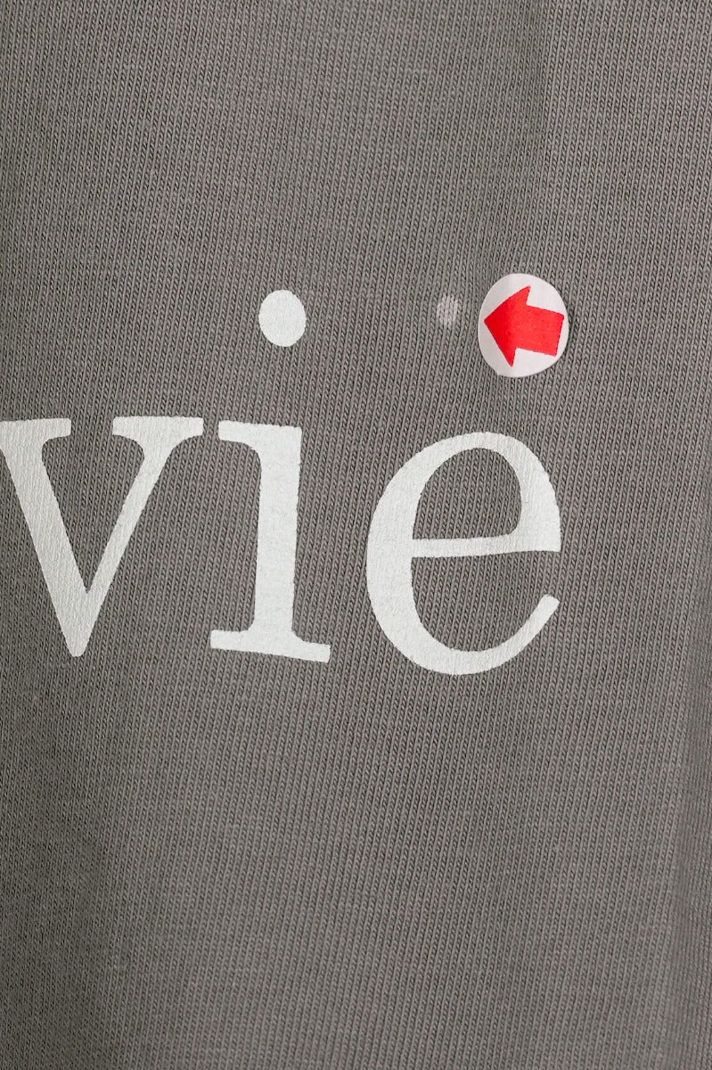 [DEFECT SALE 213] Basic Logo Bio Washing Short Sleeve T-Shirt Cocoa - Size 1