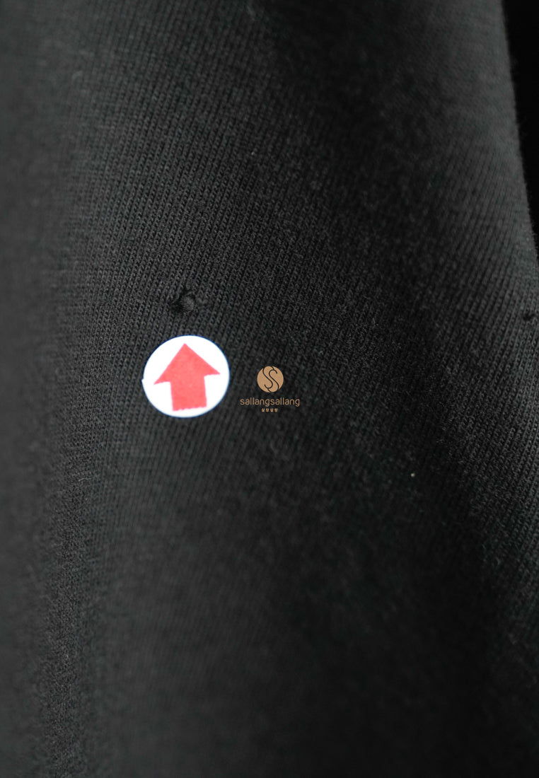 [DEFECT SALE 139] Basic Short Sleeve T-Shirt 2 Black - Size 2