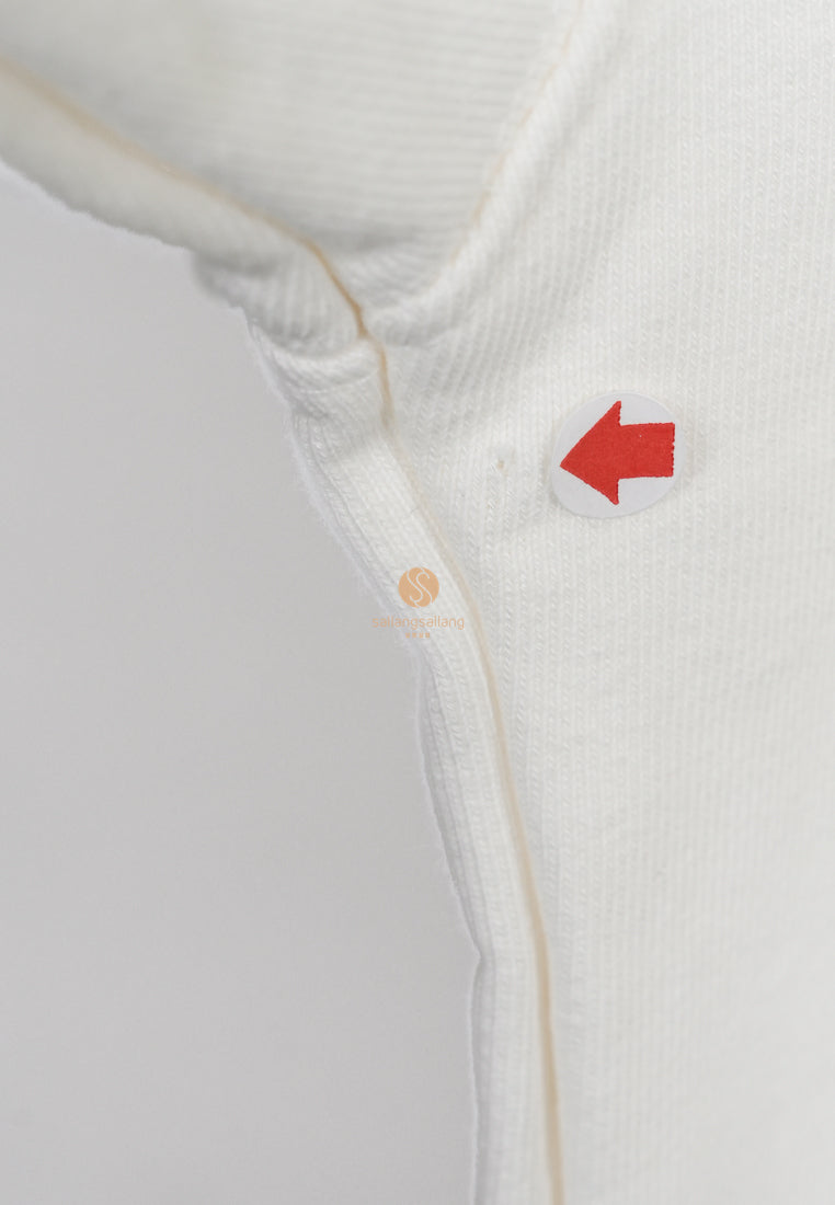 [DEFECT SALE 134] Cream Fuzzy Rabbit Hoodie - Size 1