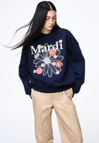 Sweatshirt FlowerMardi Blossom Navy White