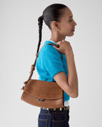 Ali Suede Shoulder Bag Warm Gingerbread