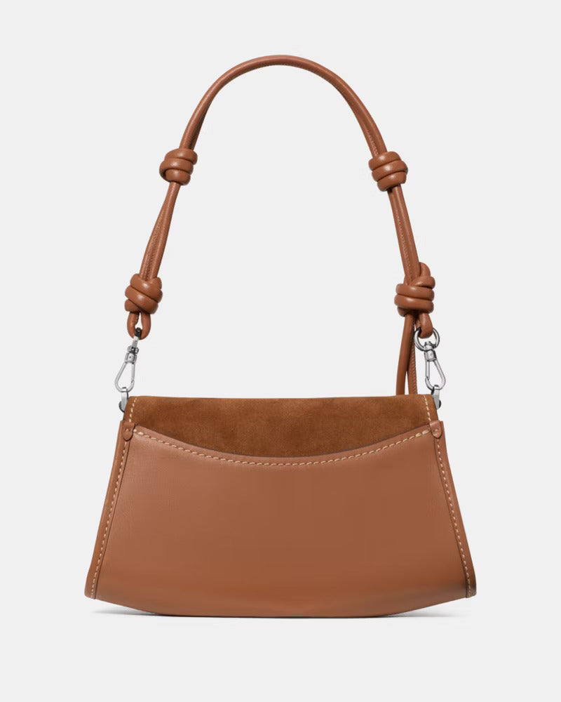Ali Suede Shoulder Bag Warm Gingerbread