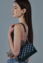 Amelie Monogram Shoulder Blue Mountain SS