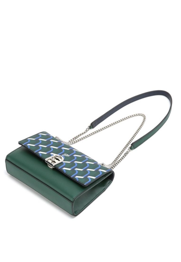 Amelie Monogram Shoulder Blue Mountain SS