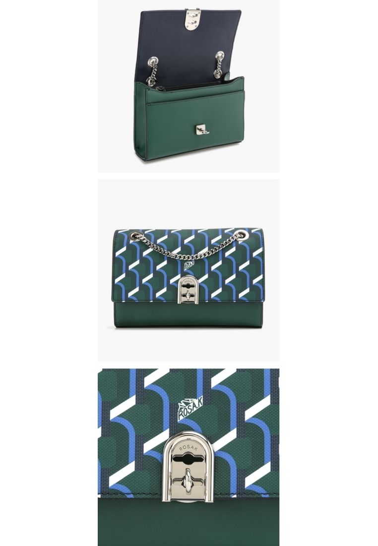 Amelie Monogram Shoulder Blue Mountain SS