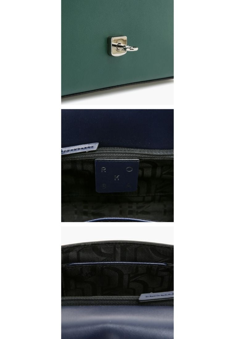 Amelie Monogram Shoulder Blue Mountain SS