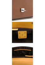 Amelie Monogram Shoulder Camel SS