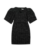[MADE] Tweed Dress Black Ivory