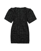 [MADE] Tweed Dress Black Ivory