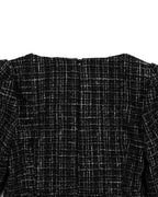 [MADE] Tweed Dress Black Ivory