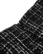 [MADE] Tweed Dress Black Ivory