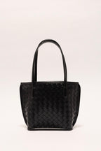 Celina Weave Tote Black