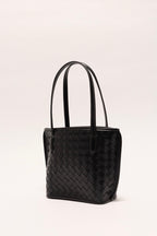 Celina Weave Tote Black