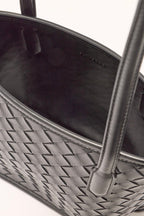 Celina Weave Tote Black