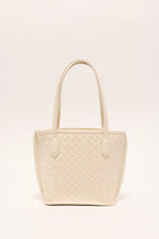 Celina Weave Tote Ivory