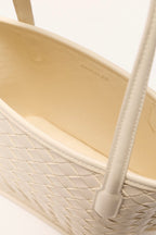 Celina Weave Tote Ivory