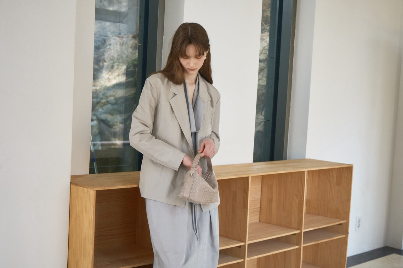 Lumina Weave Bag Ash Grey