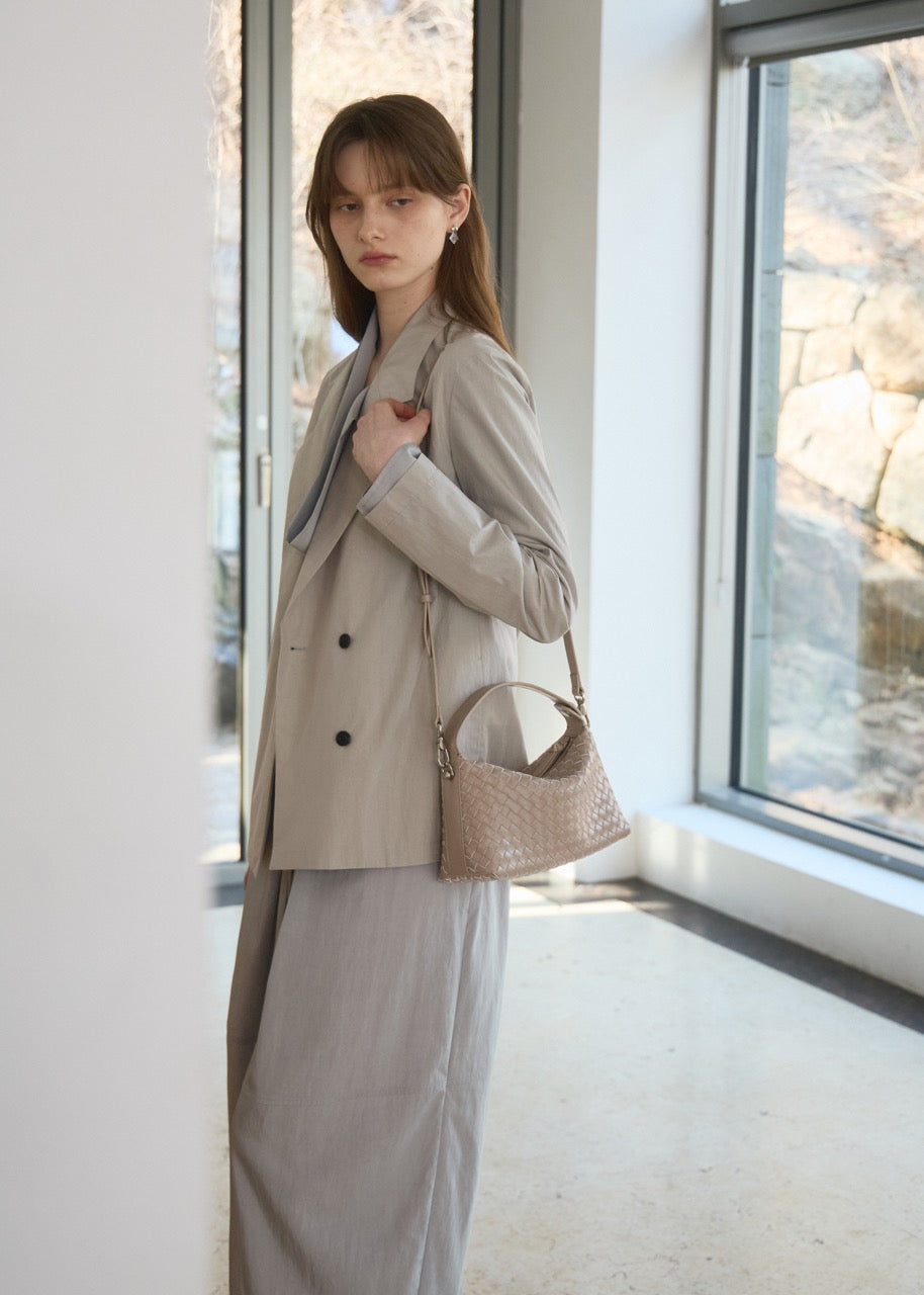 Lumina Weave Bag Ash Grey