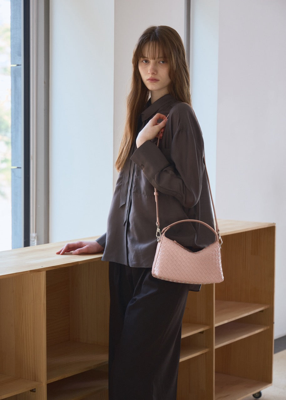 Lumina Weave Bag Blush Dawn