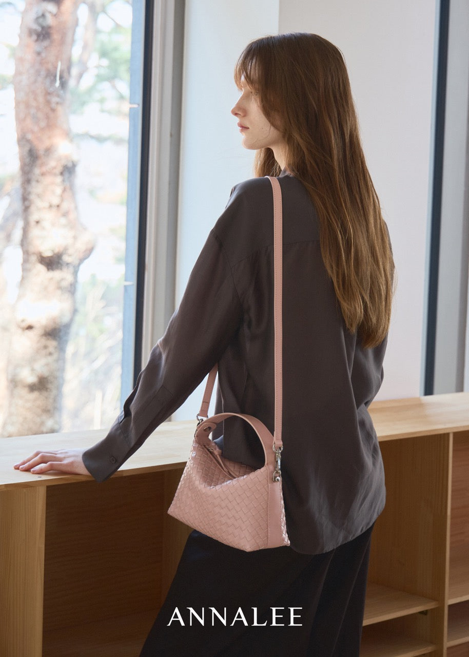 Lumina Weave Bag Blush Dawn