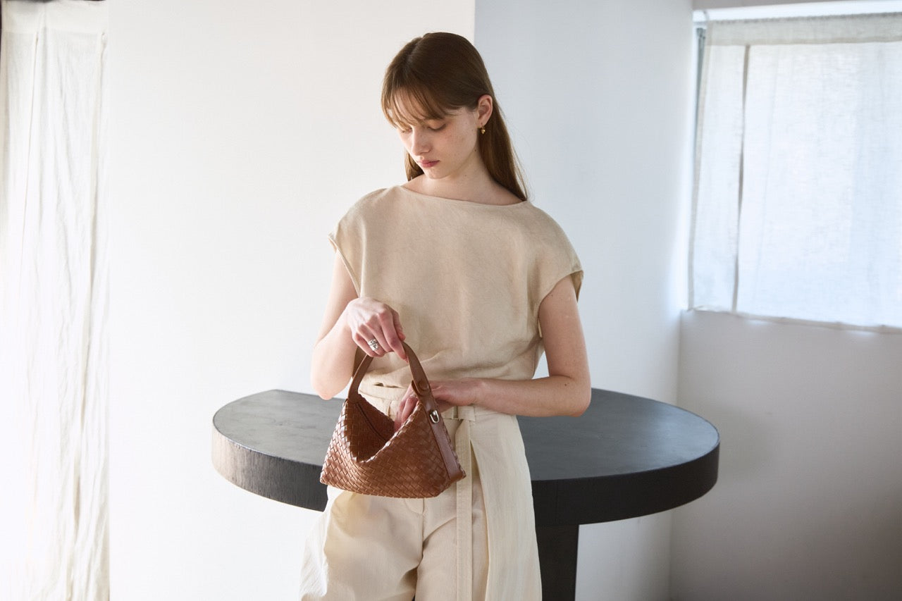 Lumina Weave Bag Caramel Latte