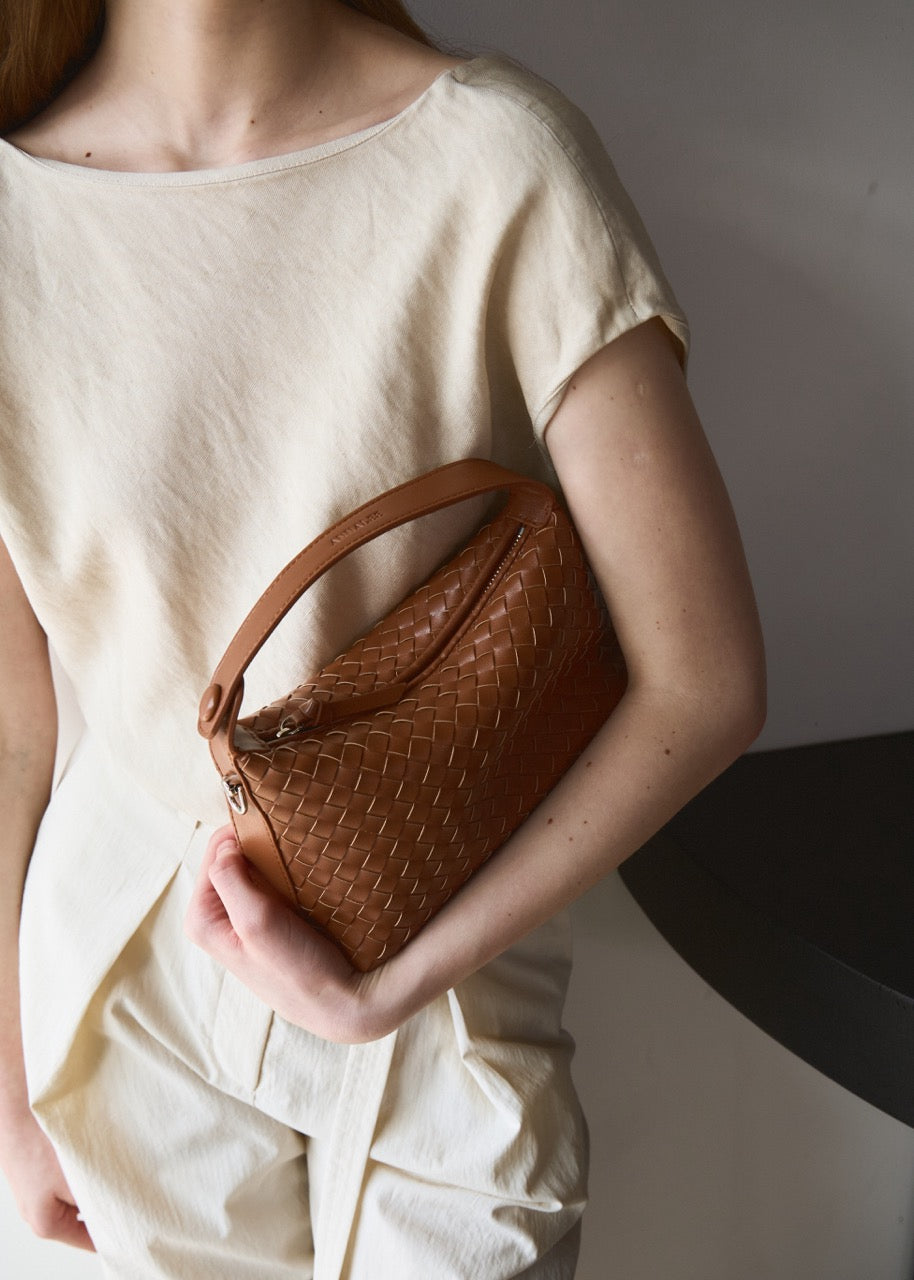 Lumina Weave Bag Caramel Latte