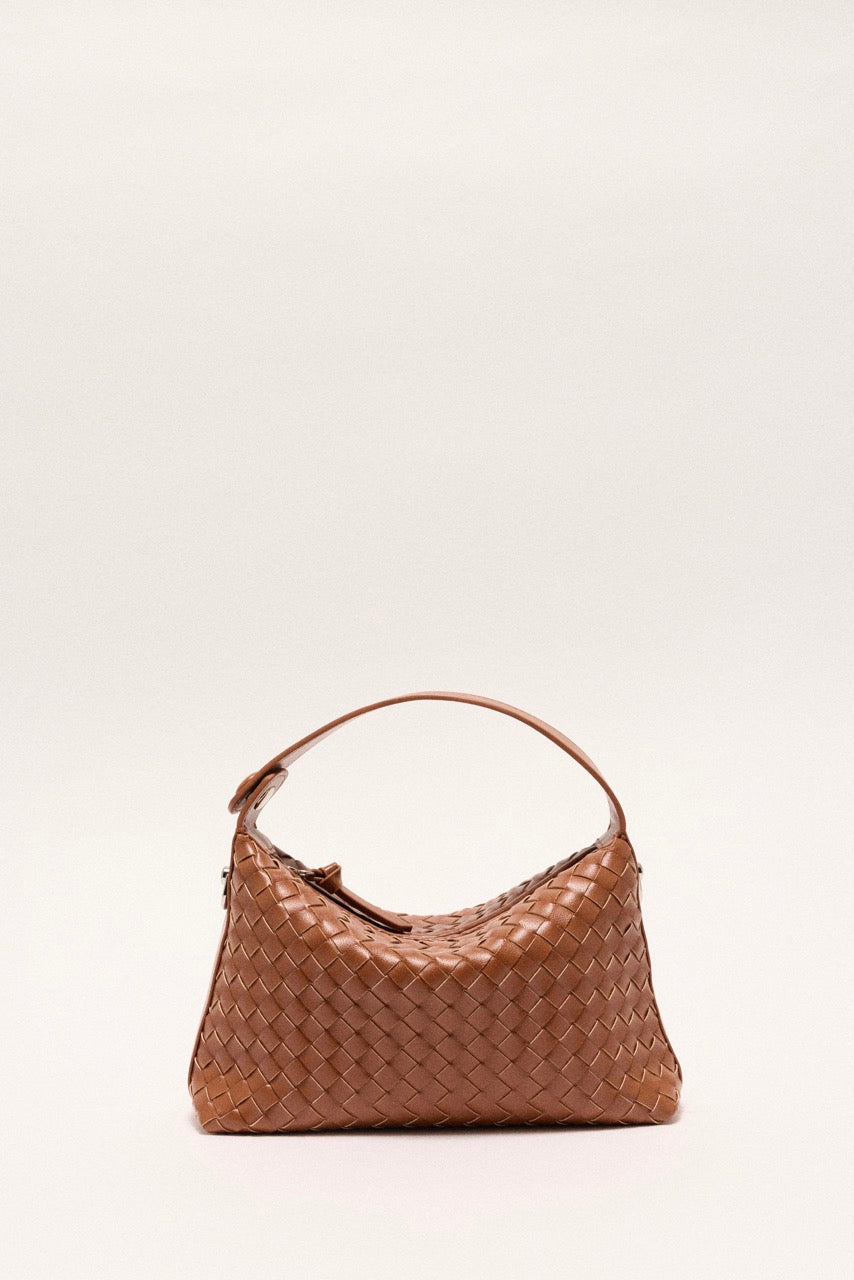 Lumina Weave Bag Caramel Latte