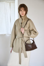 Lumina Weave Bag Dark Mocha