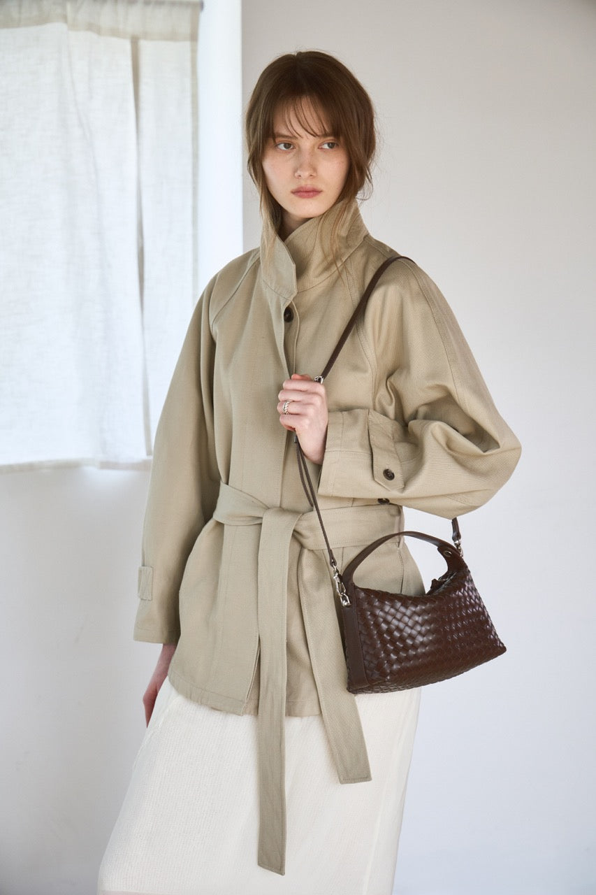 Lumina Weave Bag Dark Mocha