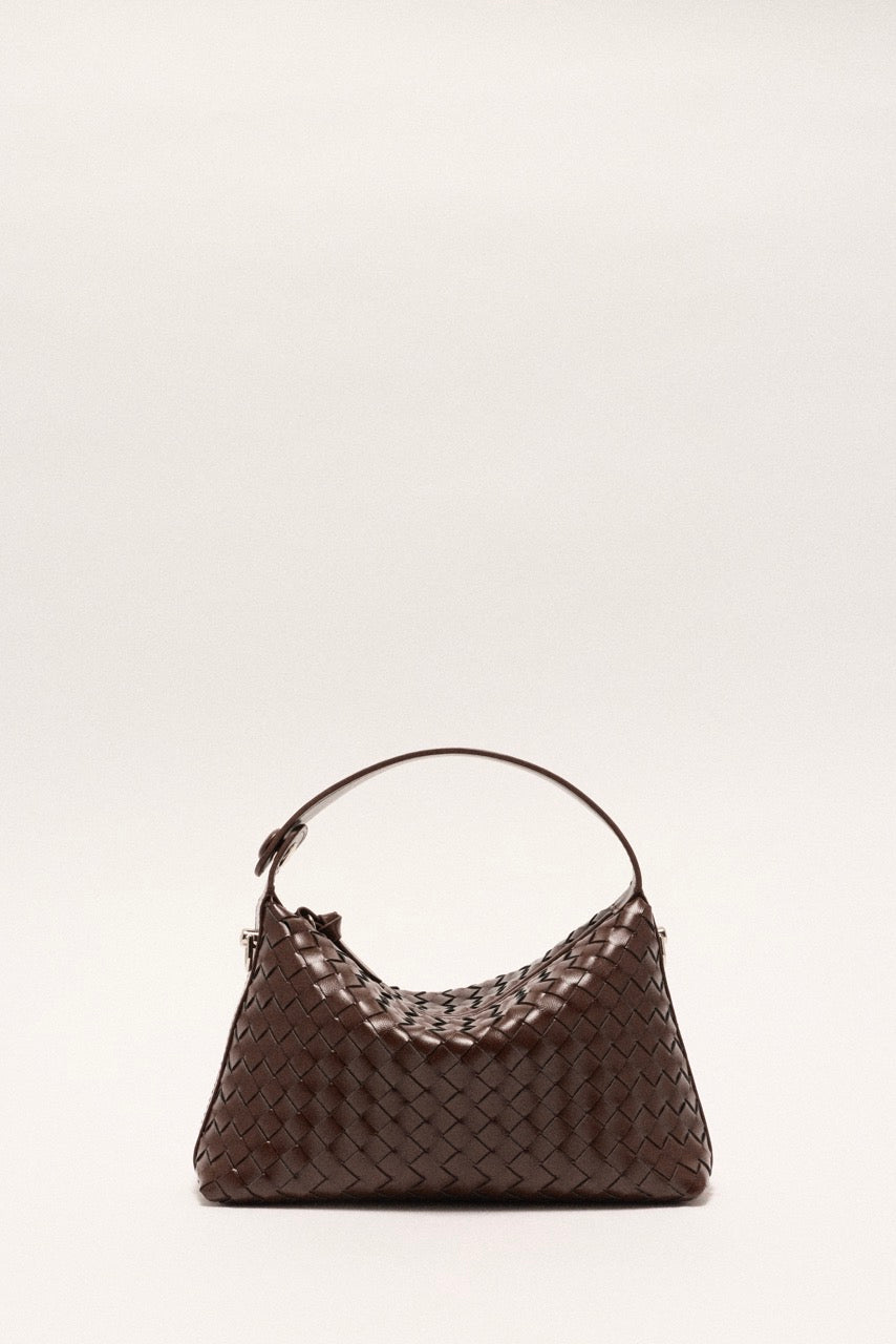 Lumina Weave Bag Dark Mocha