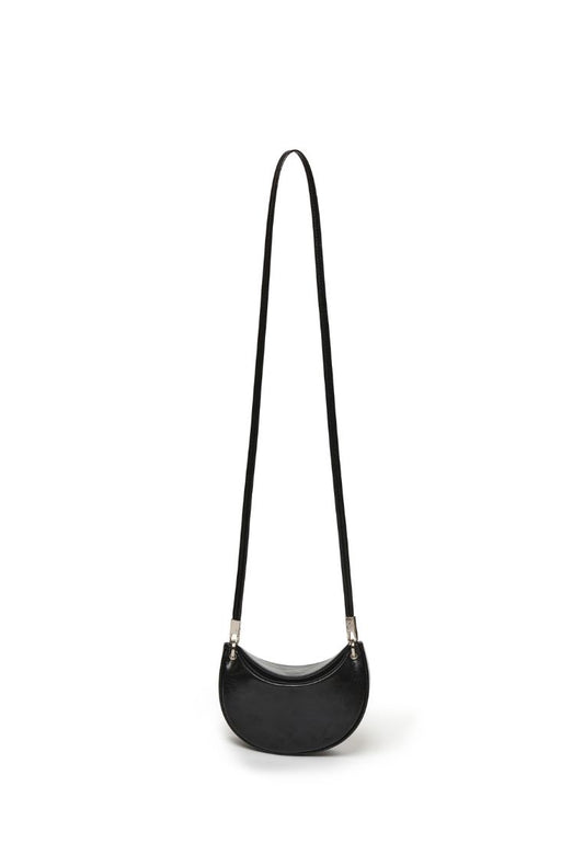 Apple Bag Mini Crinkle Black