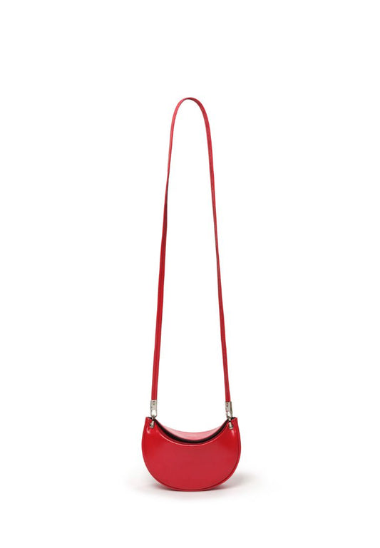 Apple Bag Mini Crinkle Red