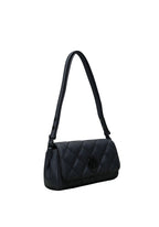 Willa Matte Flap Shoulder Clutch Black