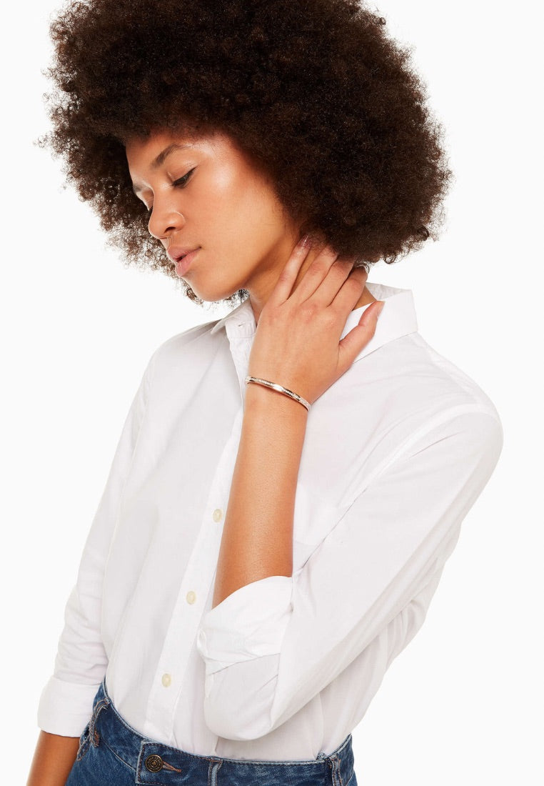 Ring It Up Pave Bangle Rose Gold