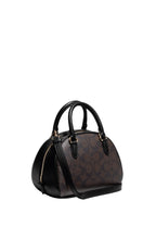 Sydney Satchel In Signature Canvas Brown Black